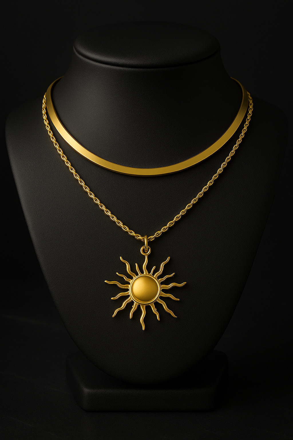 Sun | Collana con Ciondolo Grande Sole