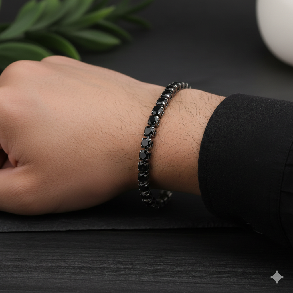 Zyrelle - Tennis in acciaio inossidabile con zirconi