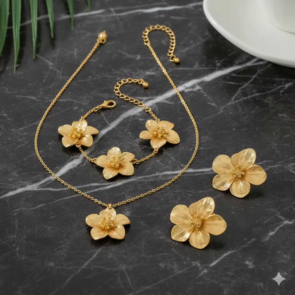 Fleuréa | Set di Gioielli Floreali da Donna