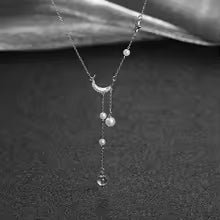 Luna | collana in argento con Stella Lunare