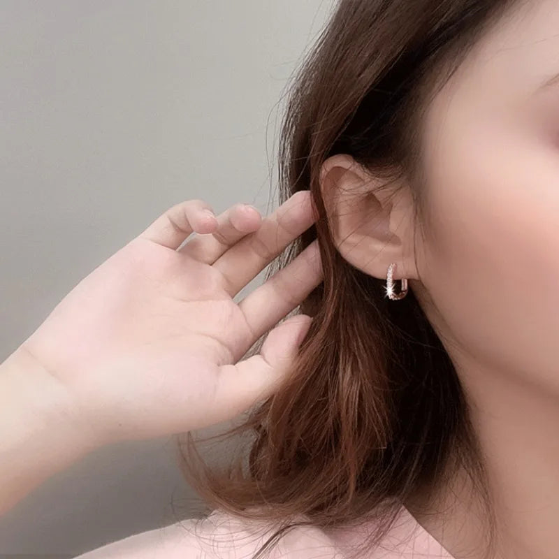 Radianté | Orecchini a Cerchio in Argento Sterling 925