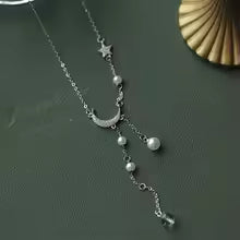 Luna | collana in argento con Stella Lunare