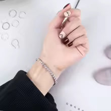 Tennis | Bracciale in argento S925 con zirconi