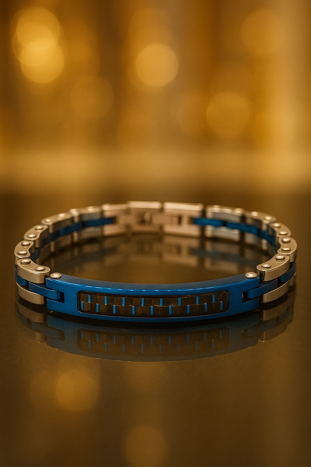 Titanium Azure | Il bracciale che eleva il tuo stile